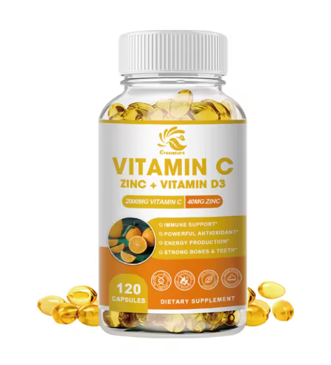Vitamina C y Zinc - 60 Cápsulas
